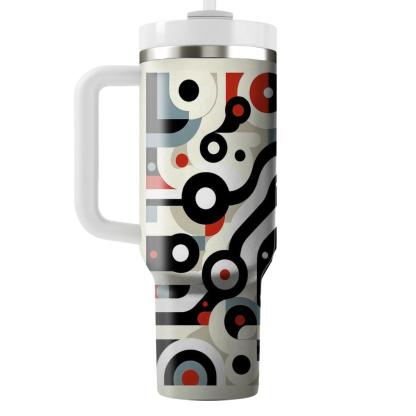Bold Geometric Circles  Tumblers For Gifts