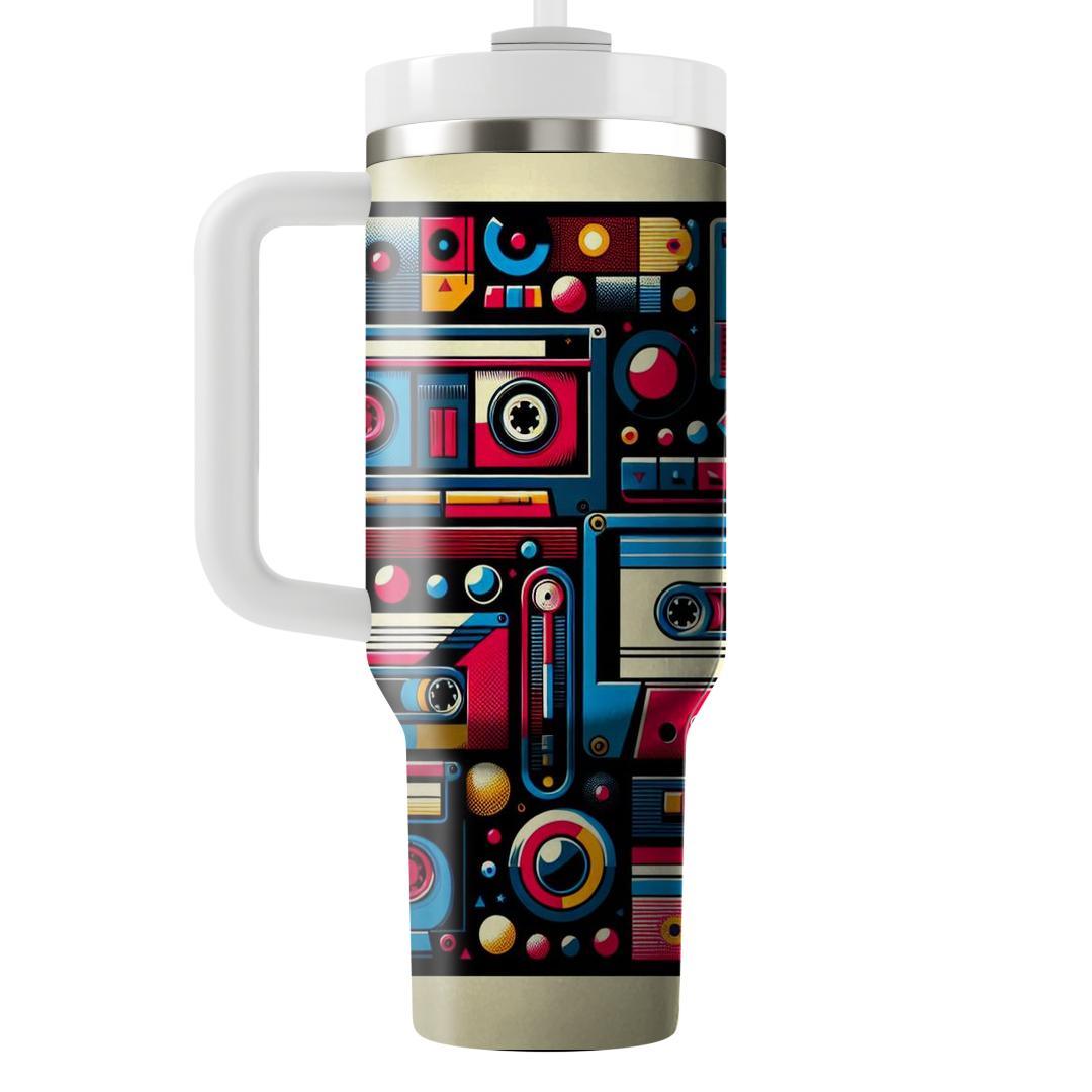 Retro Tape Deck  Personalized Tumblers
