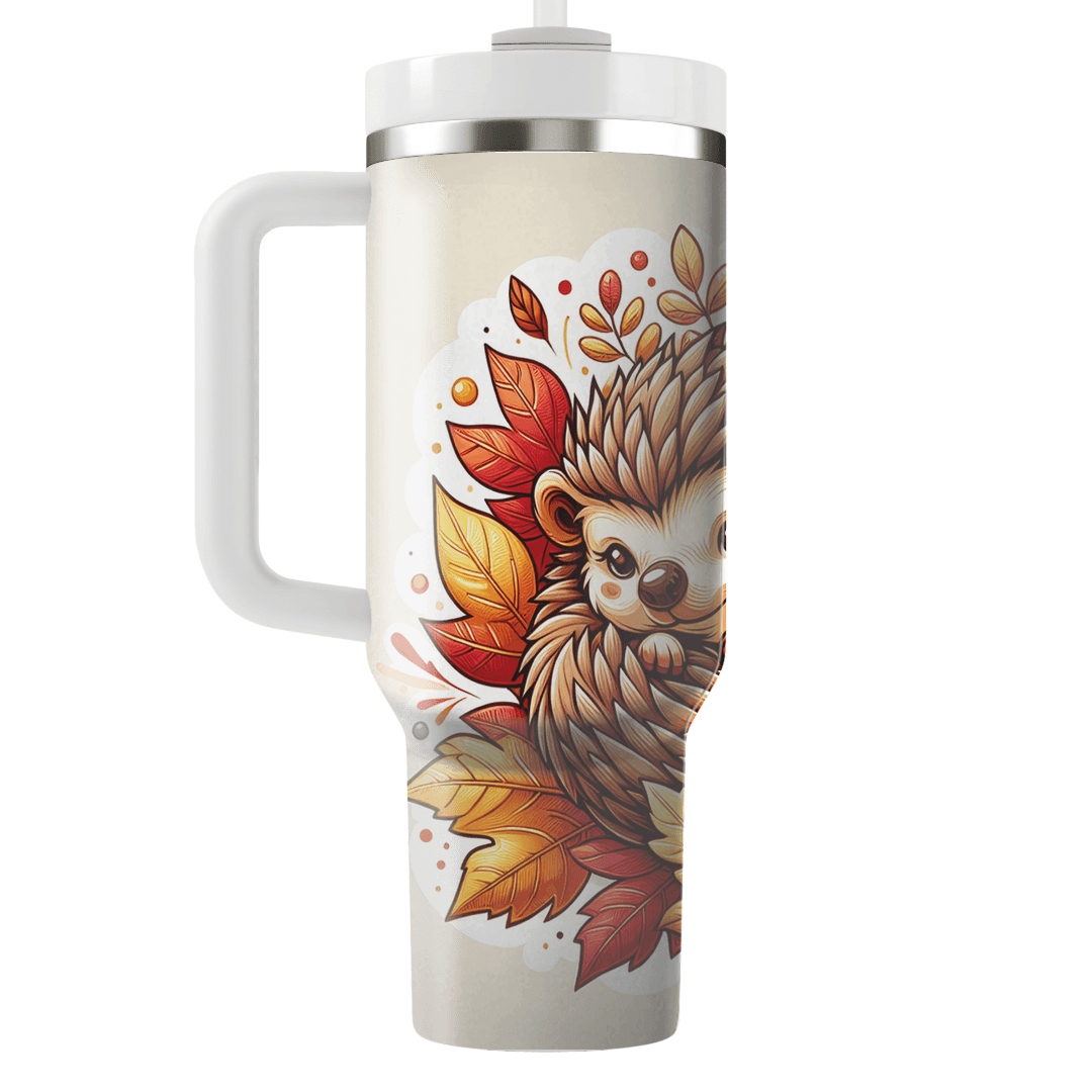 Charming Hedgehog Cuddle  Tumblers With Lids