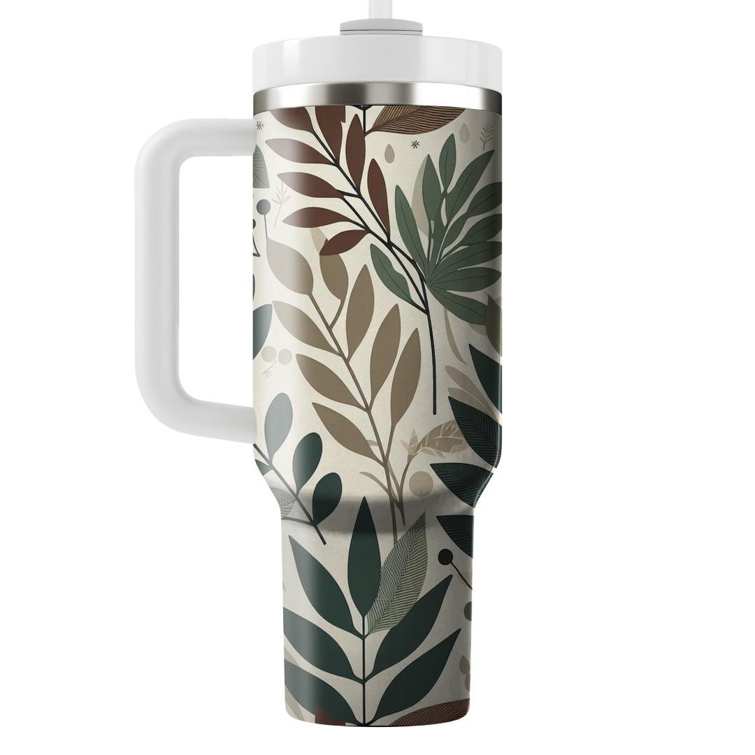 Modern Botanical Prints  Travel Tumblers