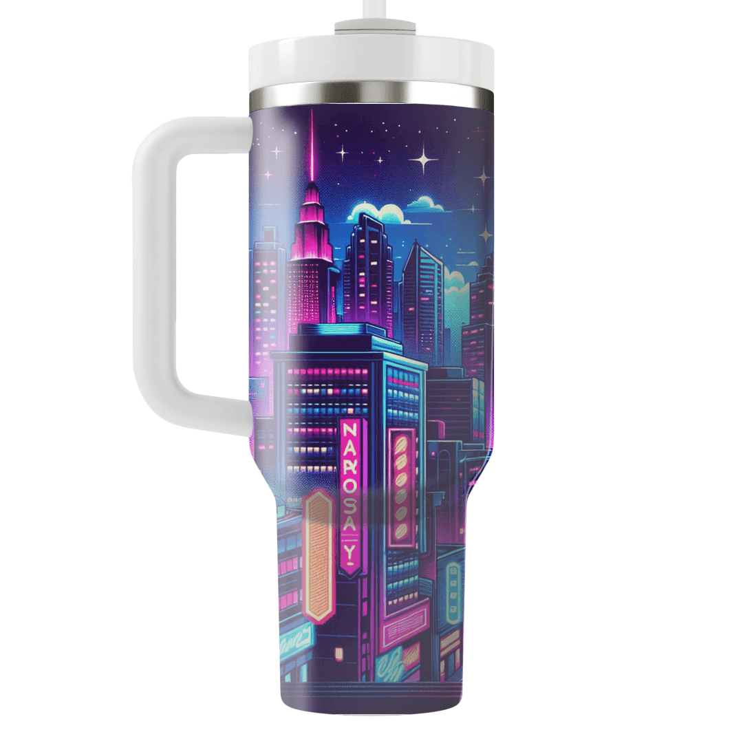 Electric City Nights Insulated Tumblers