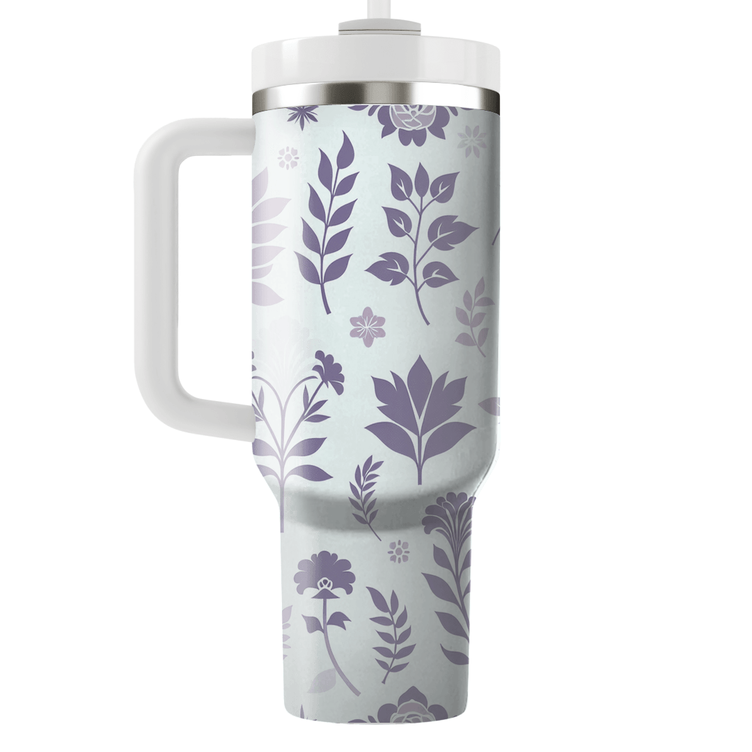 Elegant Floral Silhouette  Unique Tumblers