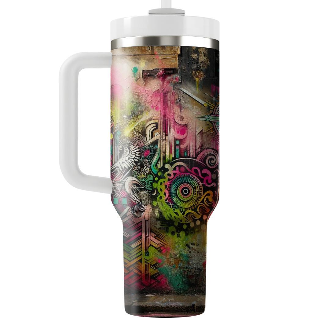 Retro Street Style  Personalized Tumblers