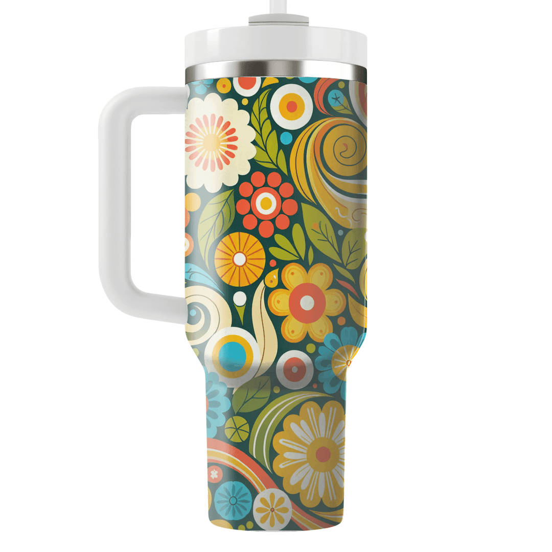  Floral Burst  Custom Tumblers