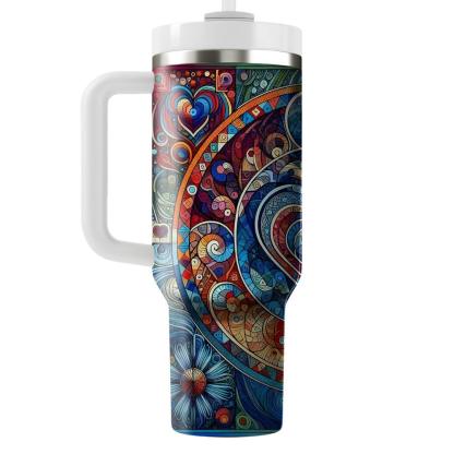Fusion Of Traditions - International Day Of Families  Tumblers With Lids