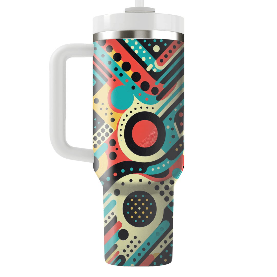 Dynamic Dots And Lines Decorative Tumblers