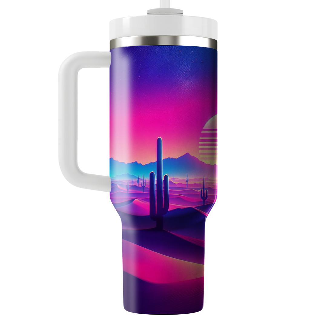 Synth Desert  Personalized Tumblers
