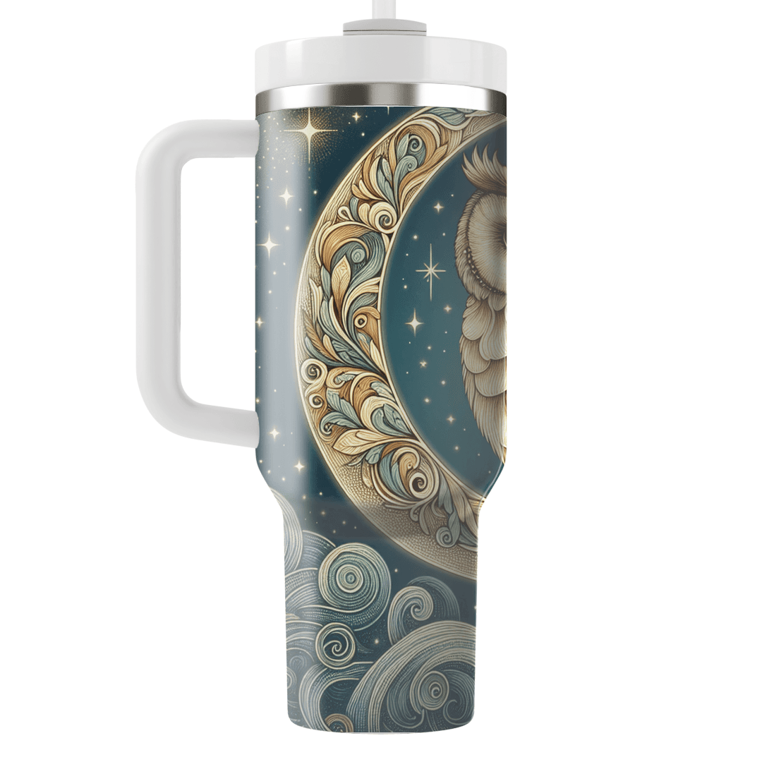 Dreamy Night Owl  Tumbler Cups