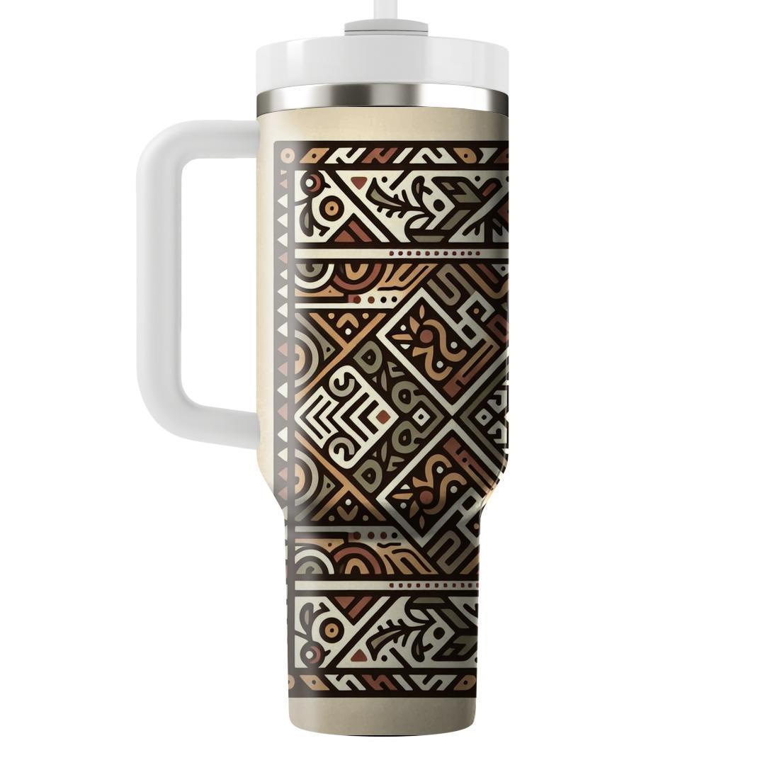Artisan Tribal Weave  Tumblers For Gifts