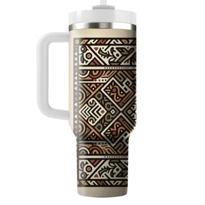 Artisan Tribal Weave  Tumblers For Gifts