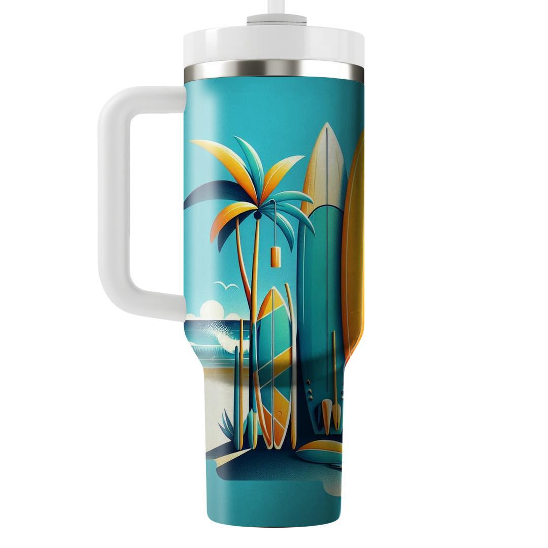 Summer Sunshine And Surf  Custom Tumblers
