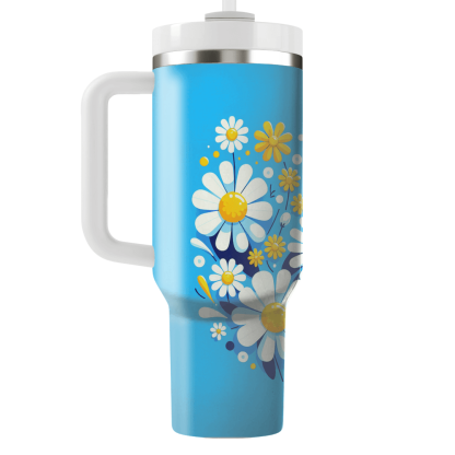Charming Daisy Dreams  Tumblers With Lids