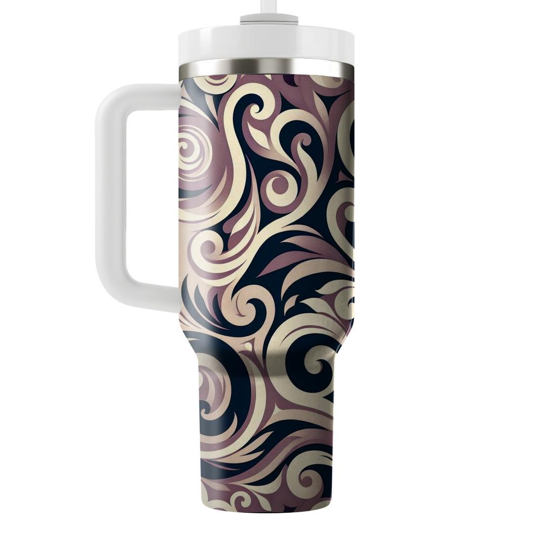 Floral Paisley Elegance  Travel Tumblers