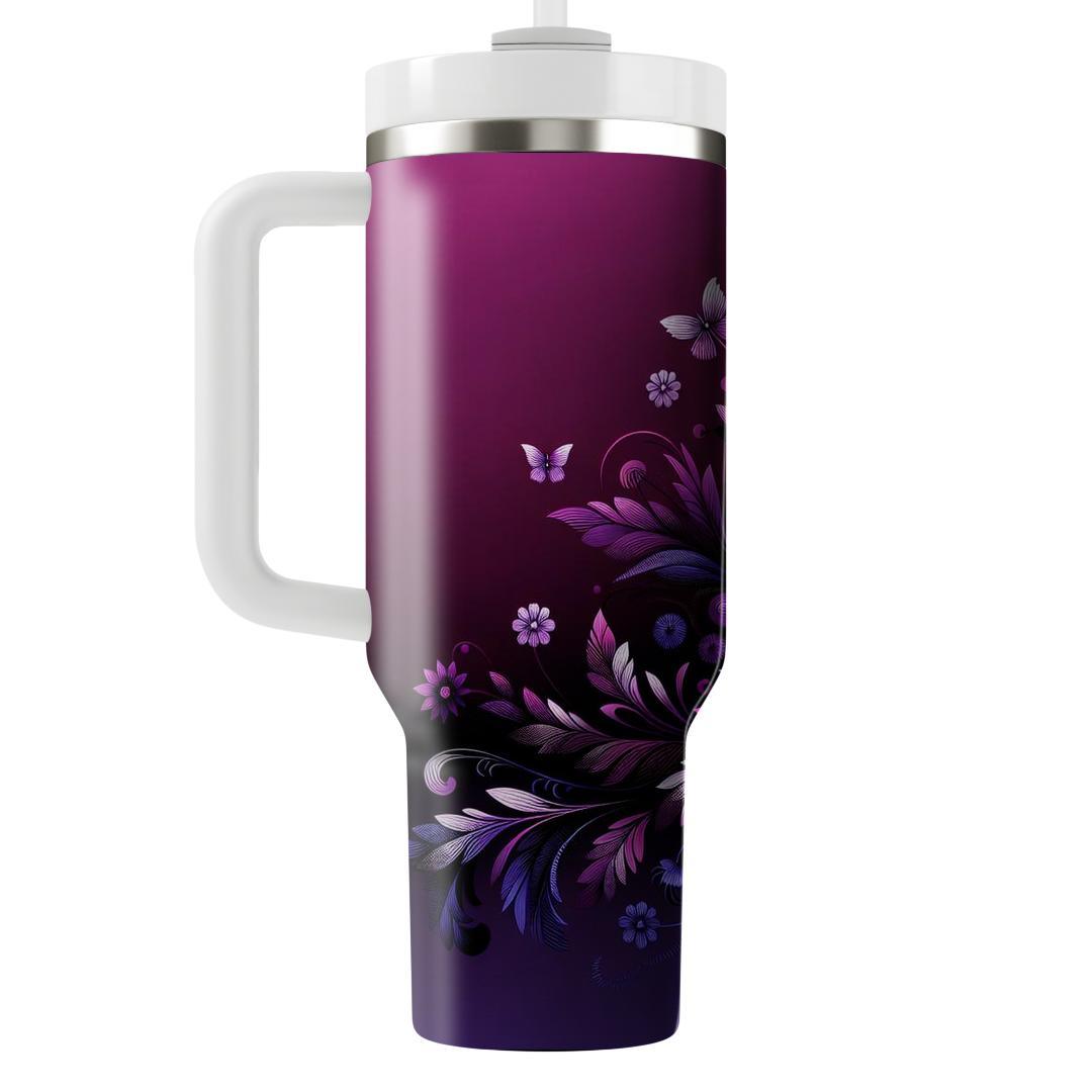Violet Euphoria  Unique Tumblers