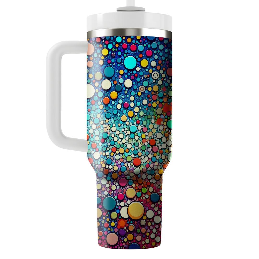 Cool Retro Dots  Personalized Tumblers
