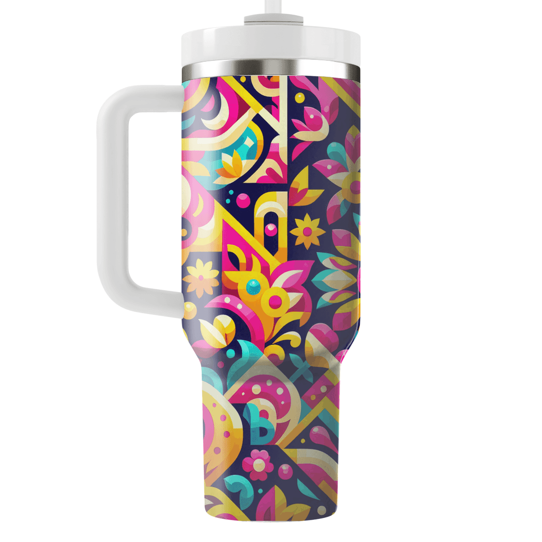 Colorful Fiesta Pattern  Custom Tumblers