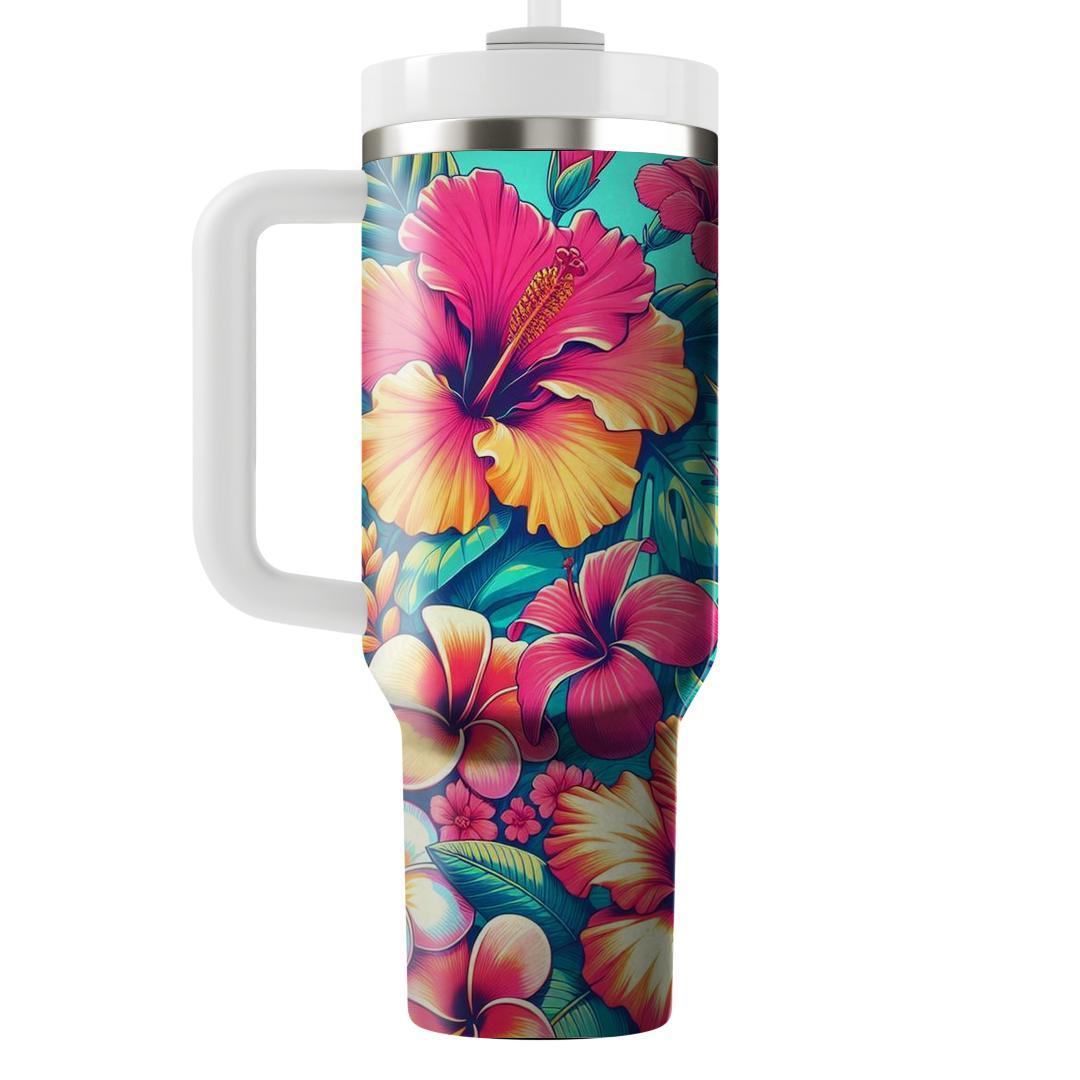 Lush Tropical Escape  Tumbler Cups