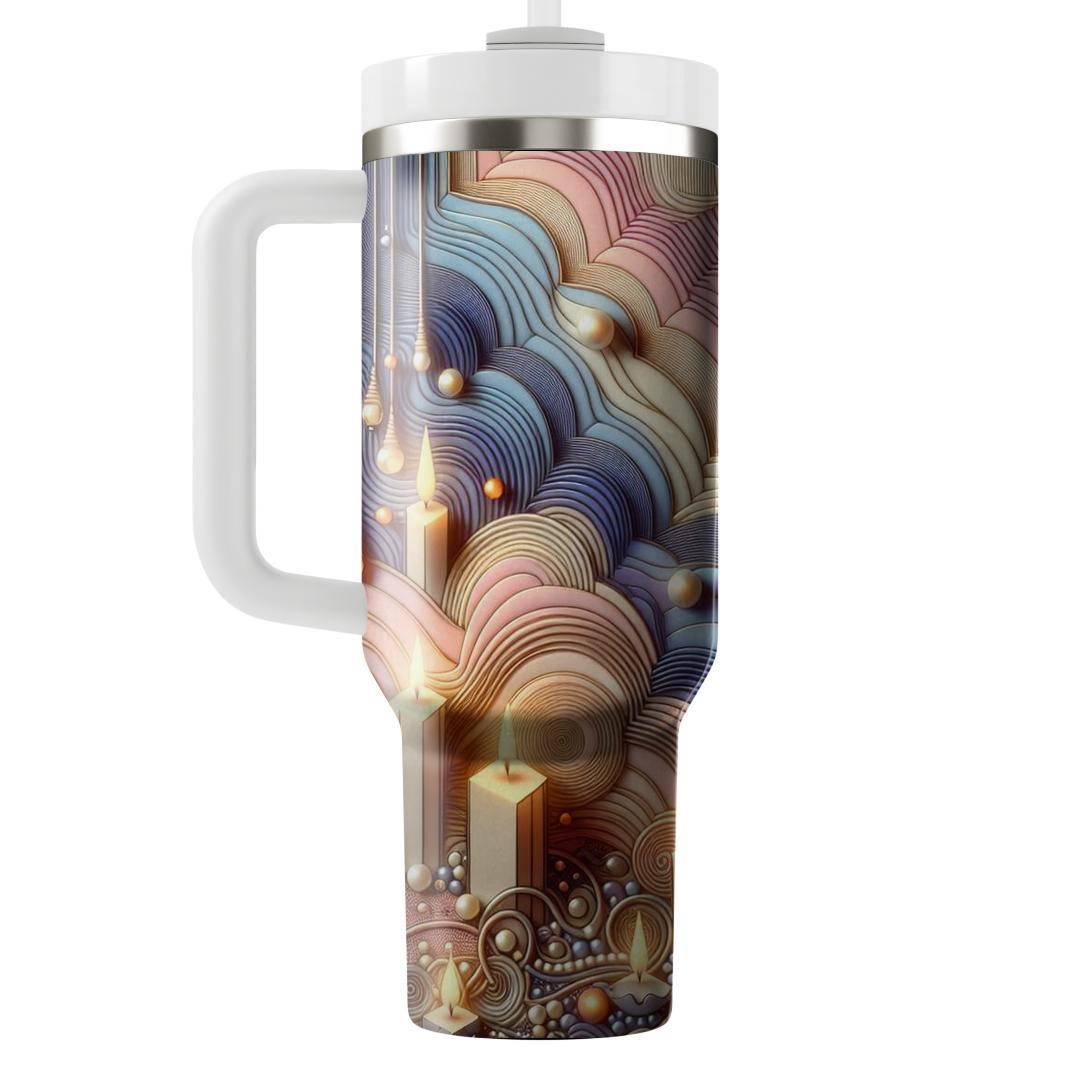 Harmony Of Light - Diwali Reflection  Tumblers With Lids