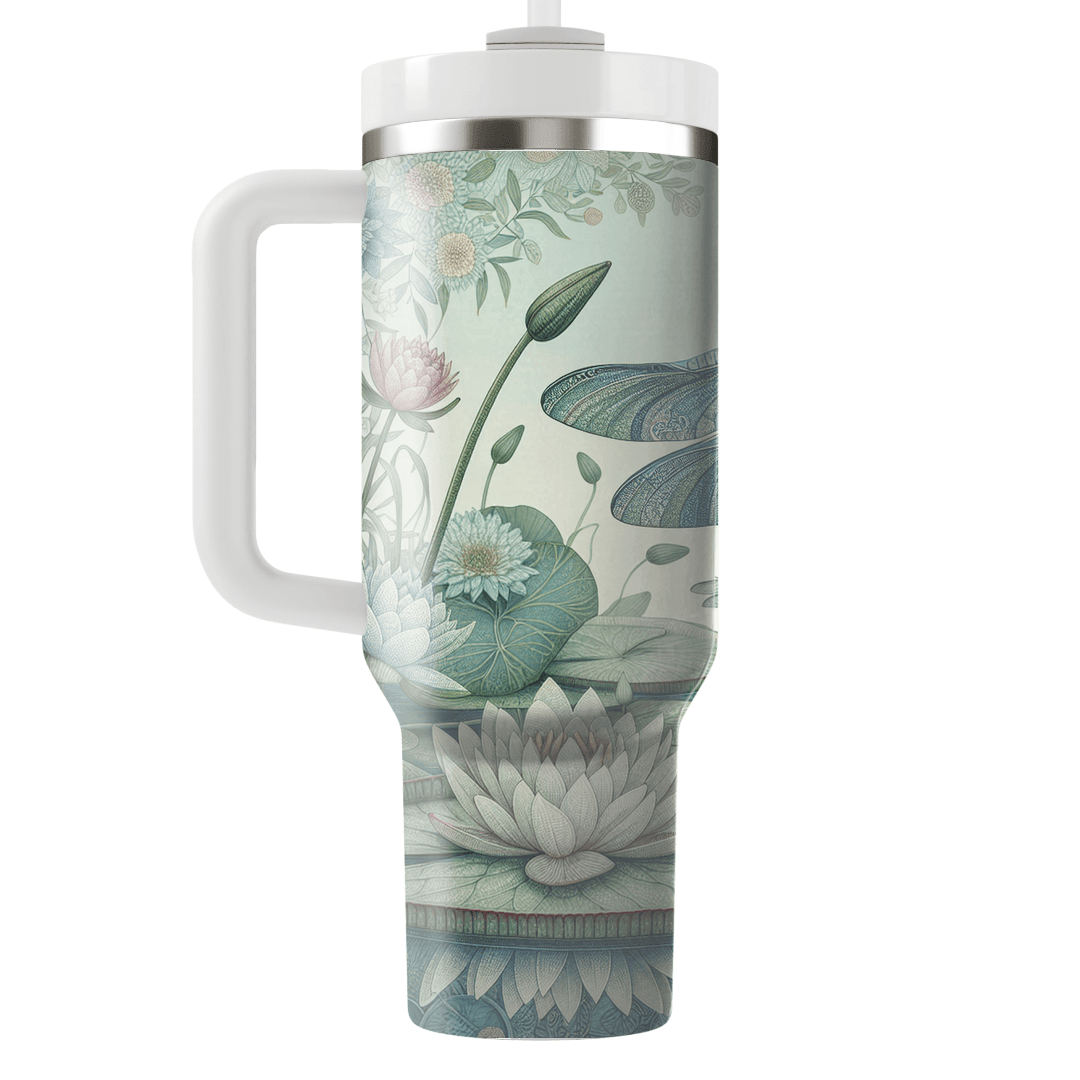 Dazzling Dragonfly Dance  Personalized Tumblers