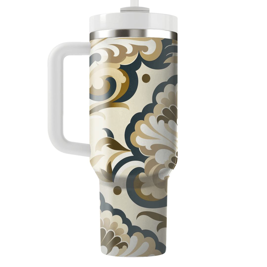 Elegant Scalloped Edges  Unique Tumblers