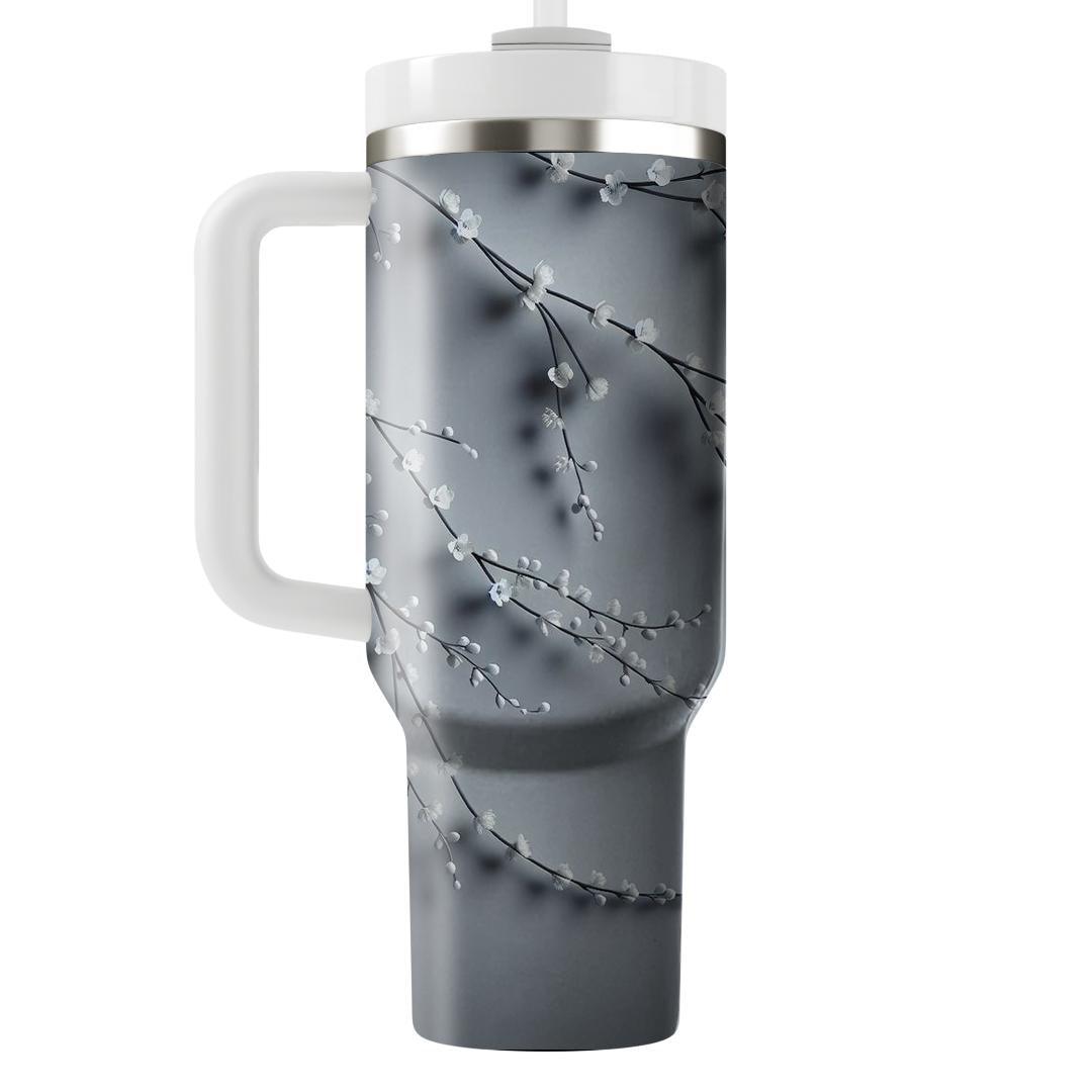 Silver Birch Blossom  Tumbler Cups