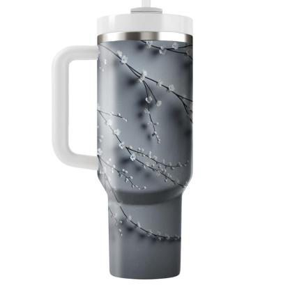 Silver Birch Blossom  Tumbler Cups