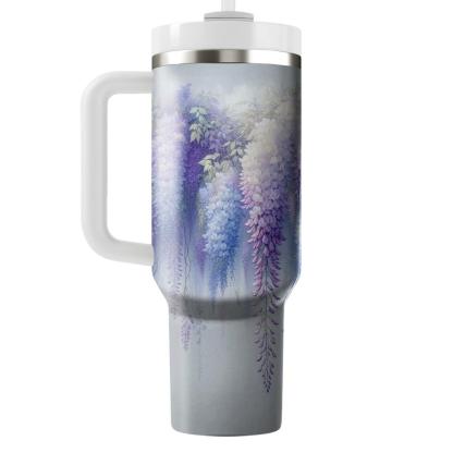 Whimsical Wisteria Wonderland  Tumbler Cups
