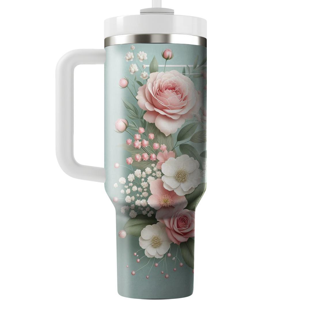 Delicate Blooming Garden  Tumblers For Gifts