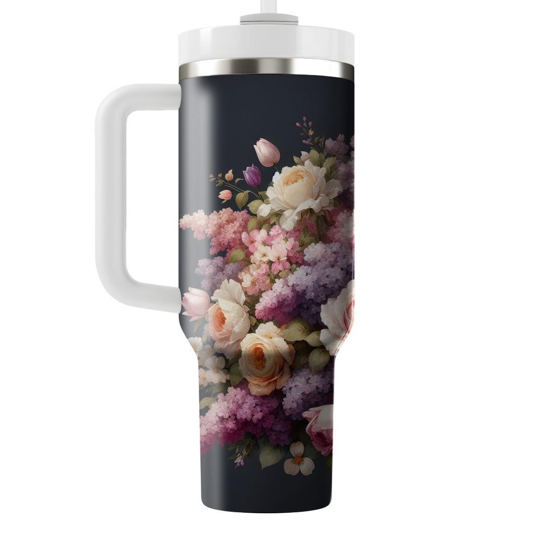 Romantic Garden Blooms  Tumbler Cups