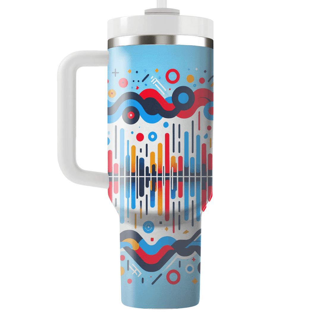 Sonic Sound Waves Travel Tumblers