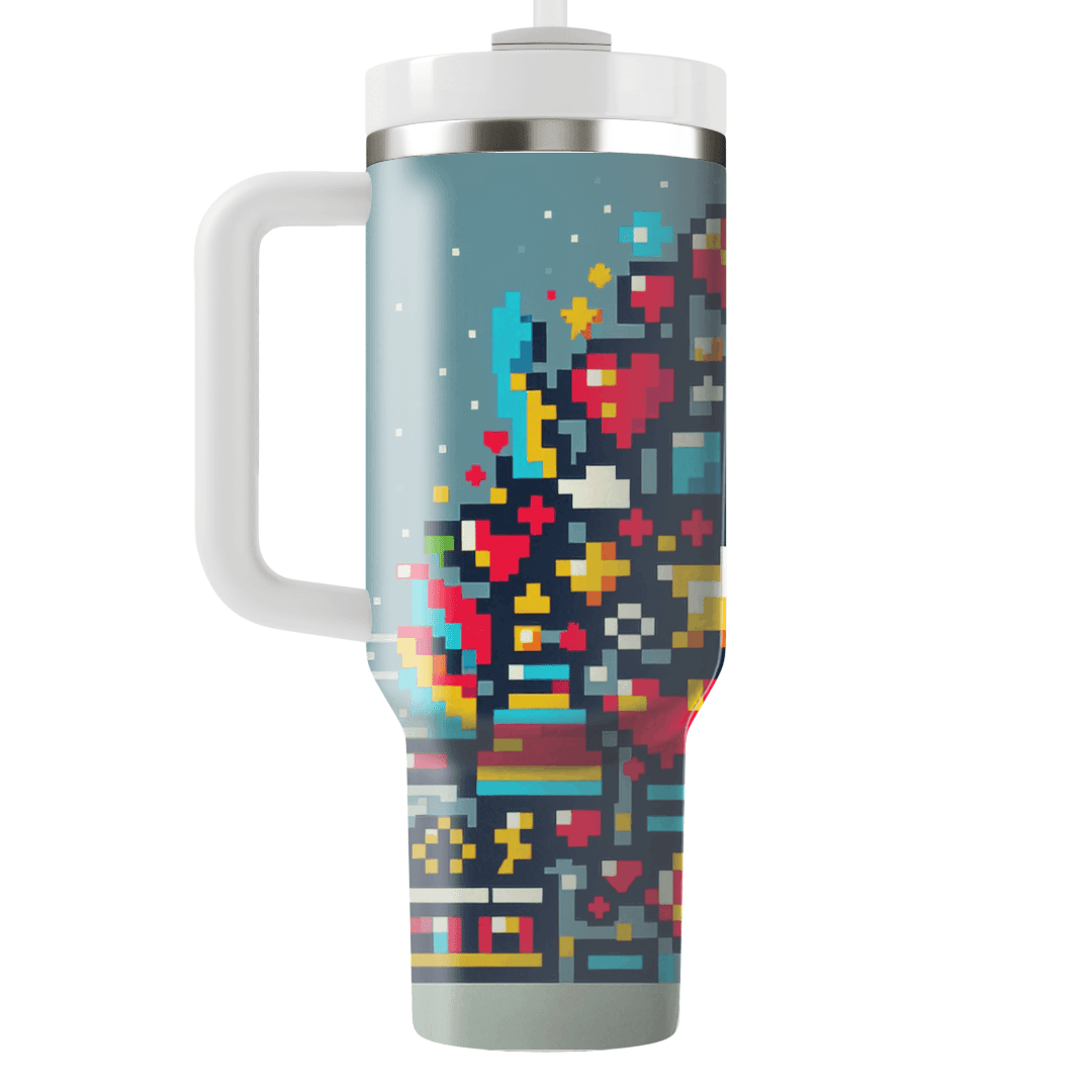 Pixel Power  Tumbler Cups