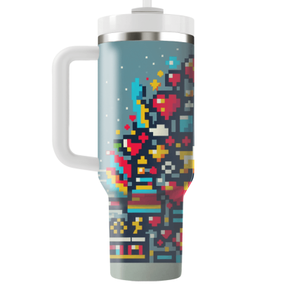 Pixel Power  Tumbler Cups