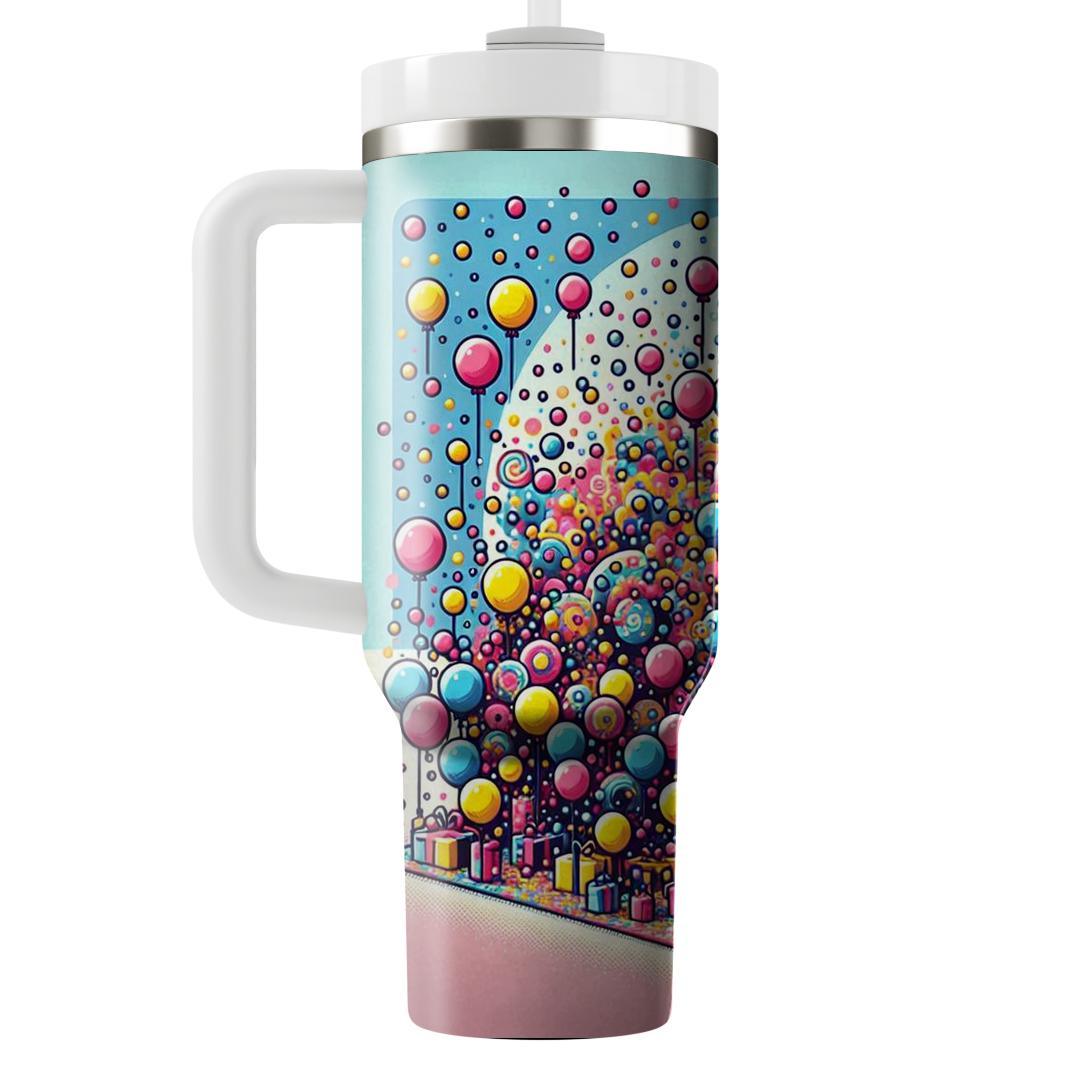 Charming Confetti Blast  Tumbler Cups