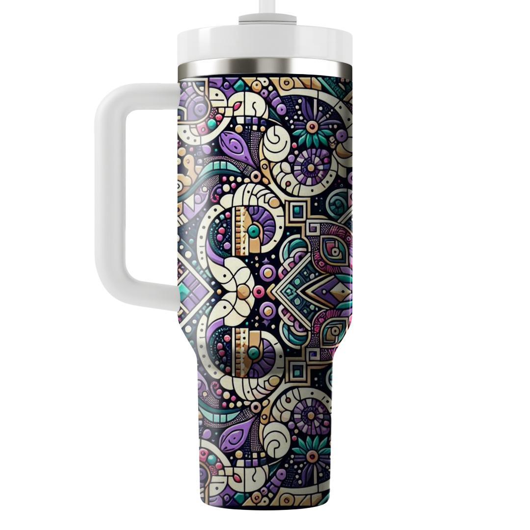 Bohemian Mosaic Delight  Custom Tumblers