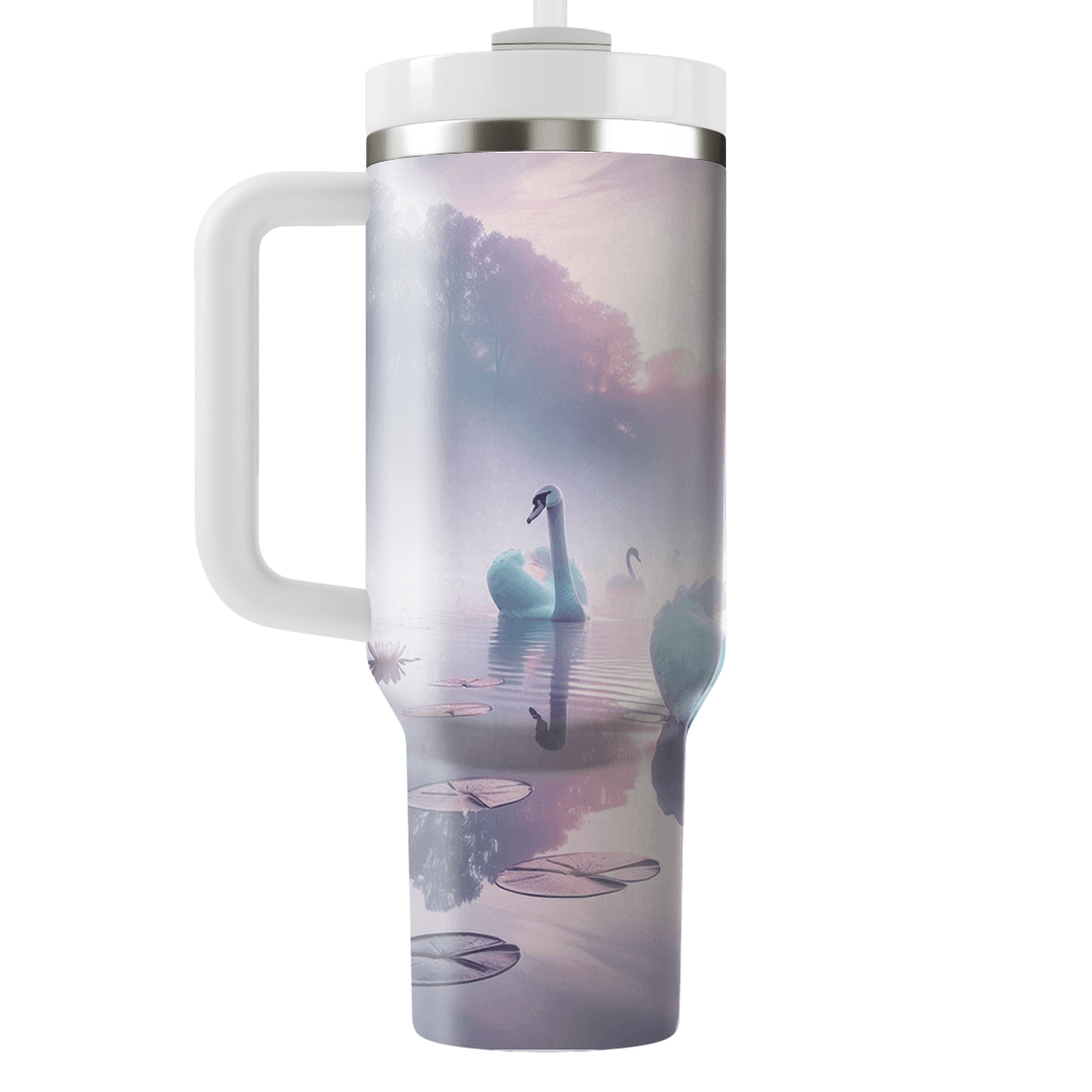 Romantic Swan Lake  Personalized Tumblers