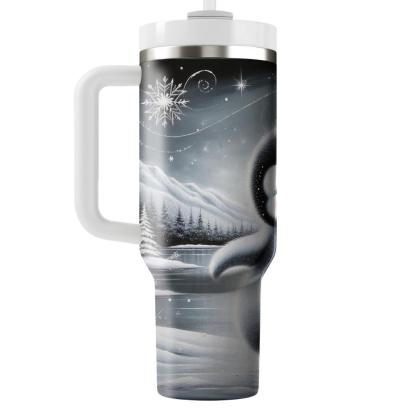 Cute Baby Penguin Adventure  Travel Tumblers