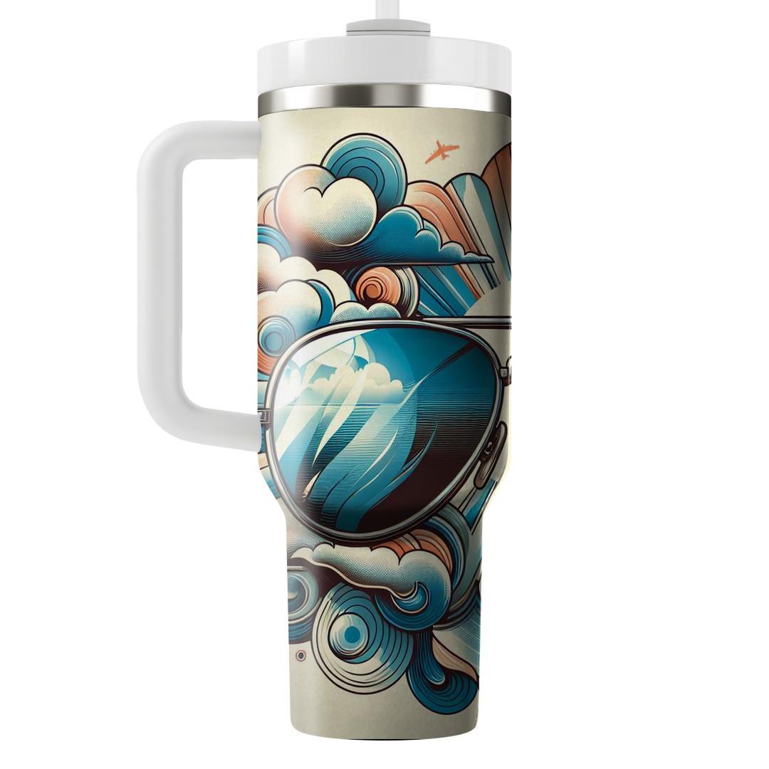 Vintage Aviator Dreams  Unique Tumblers