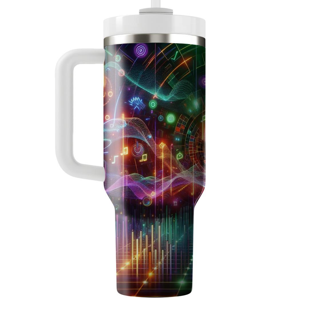 Techno Trance  Decorative Tumblers