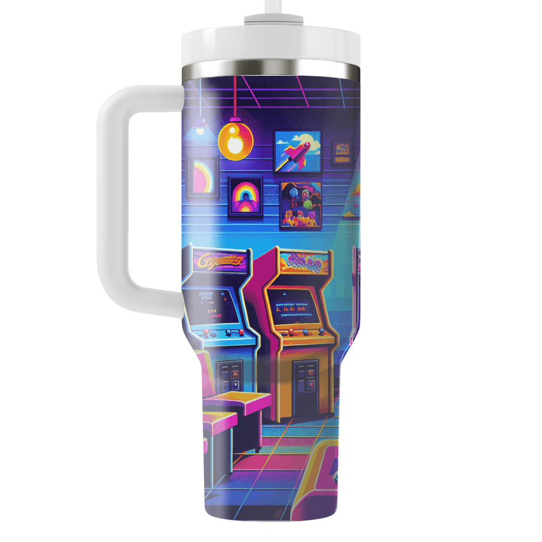 Retro Video Game Arcade Personalized Tumblers