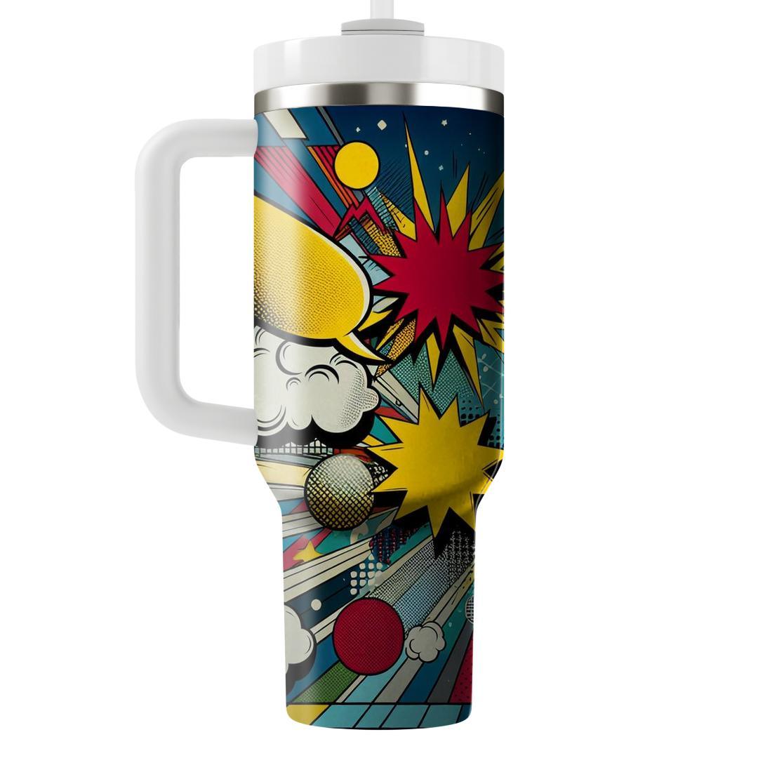 Pop Art Pizzazz  Personalized Tumblers