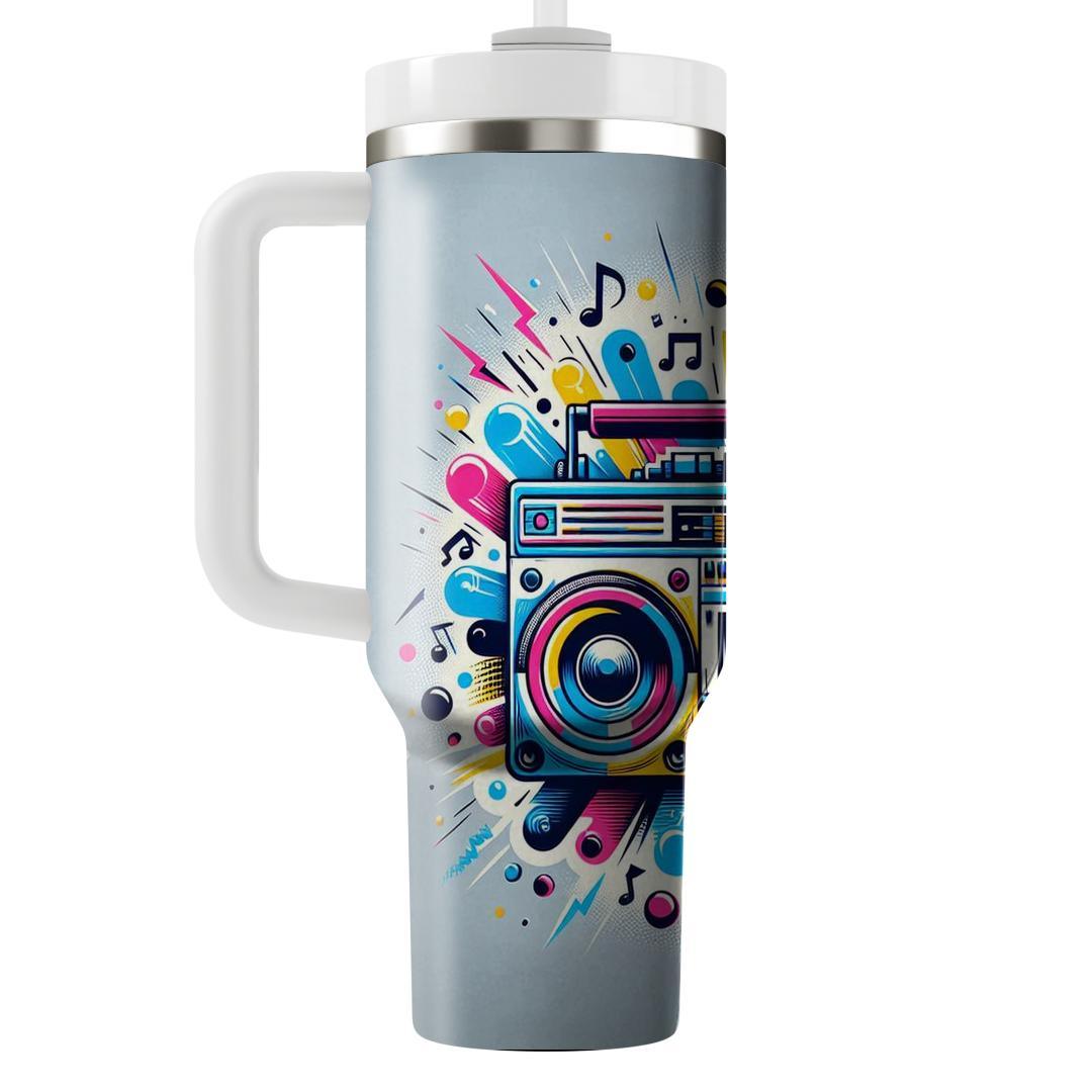 Retro Boombox Vibes  Insulated Tumblers