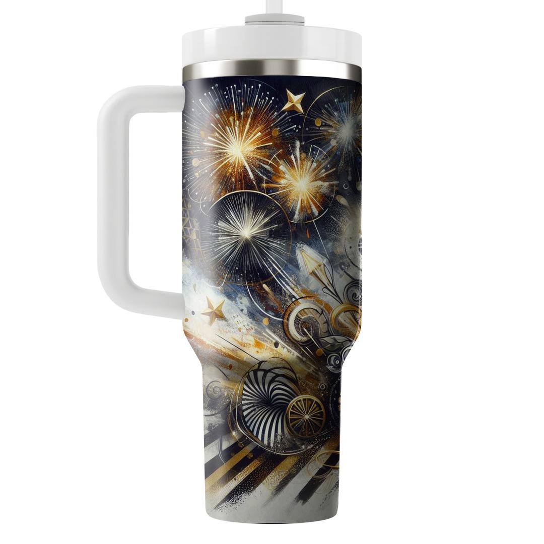 Joyful Revelry - New Year’s Eve  Decorative Tumblers
