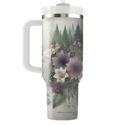 Enchanted Forest Blooms  Tumblers With Lids