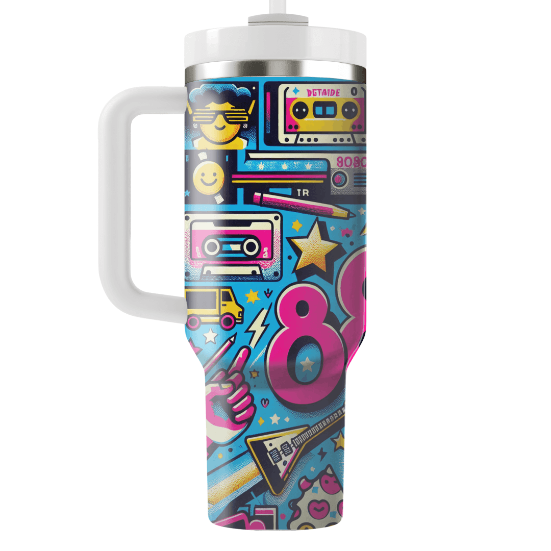 Classic 80s Graphic Tee  Tumbler Cups