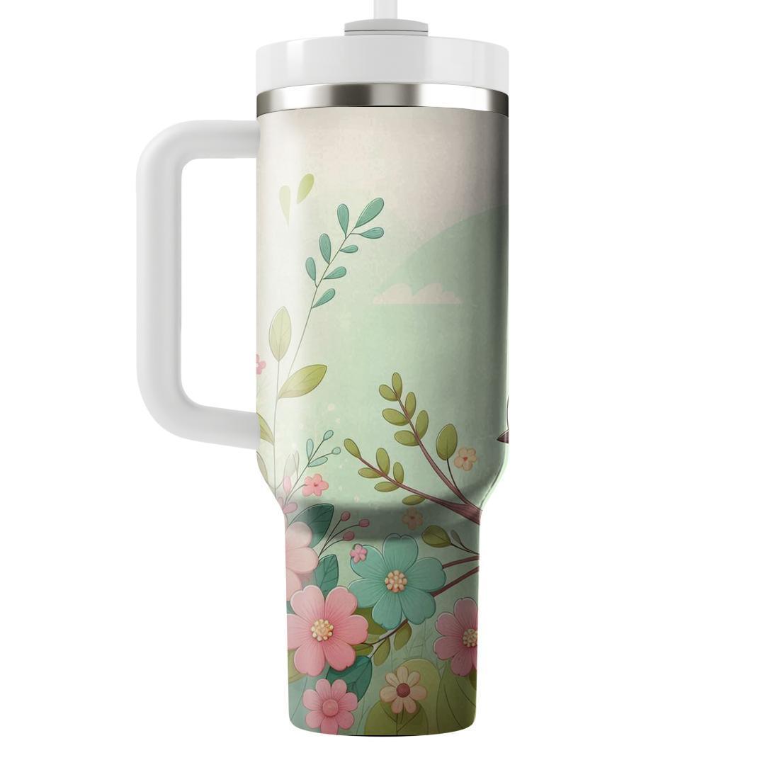 Charming Little Bird  Tumblers With Lids