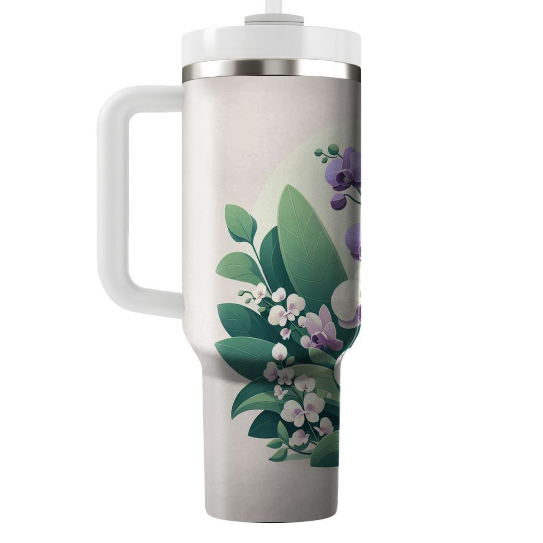 Serene Orchid Breeze  Unique Tumblers