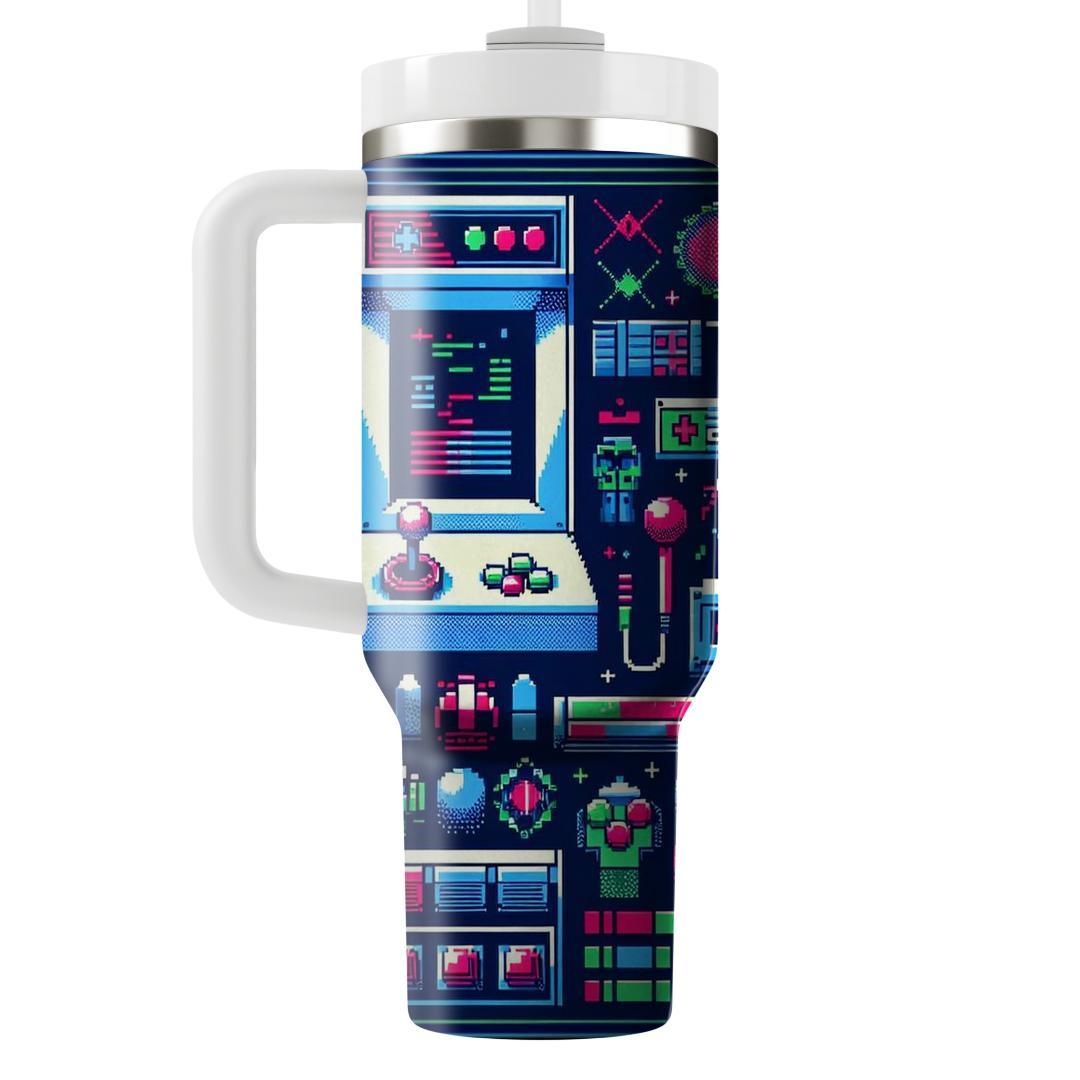 Electric Arcade Rush  Personalized Tumblers