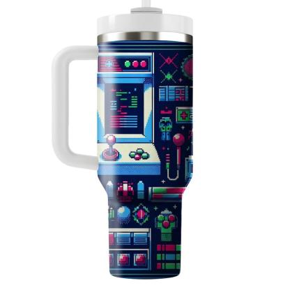 Electric Arcade Rush  Personalized Tumblers