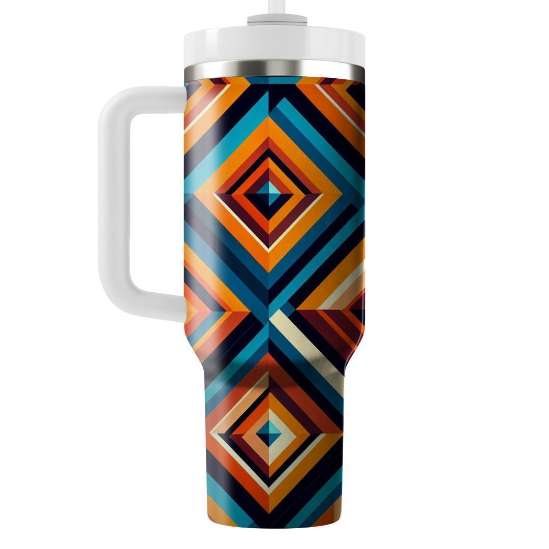 Geometric Rhombus Design  Tumblers For Gifts