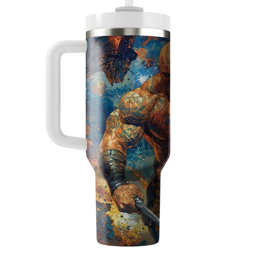Dave Bautista: The Mighty Drax Of The Guardians Decorative Tumblers